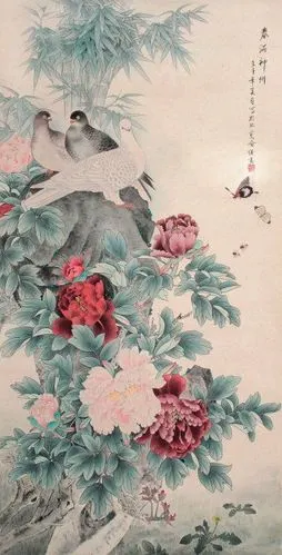 [转载]国画大师俞继高工笔花鸟作品鉴赏(二)