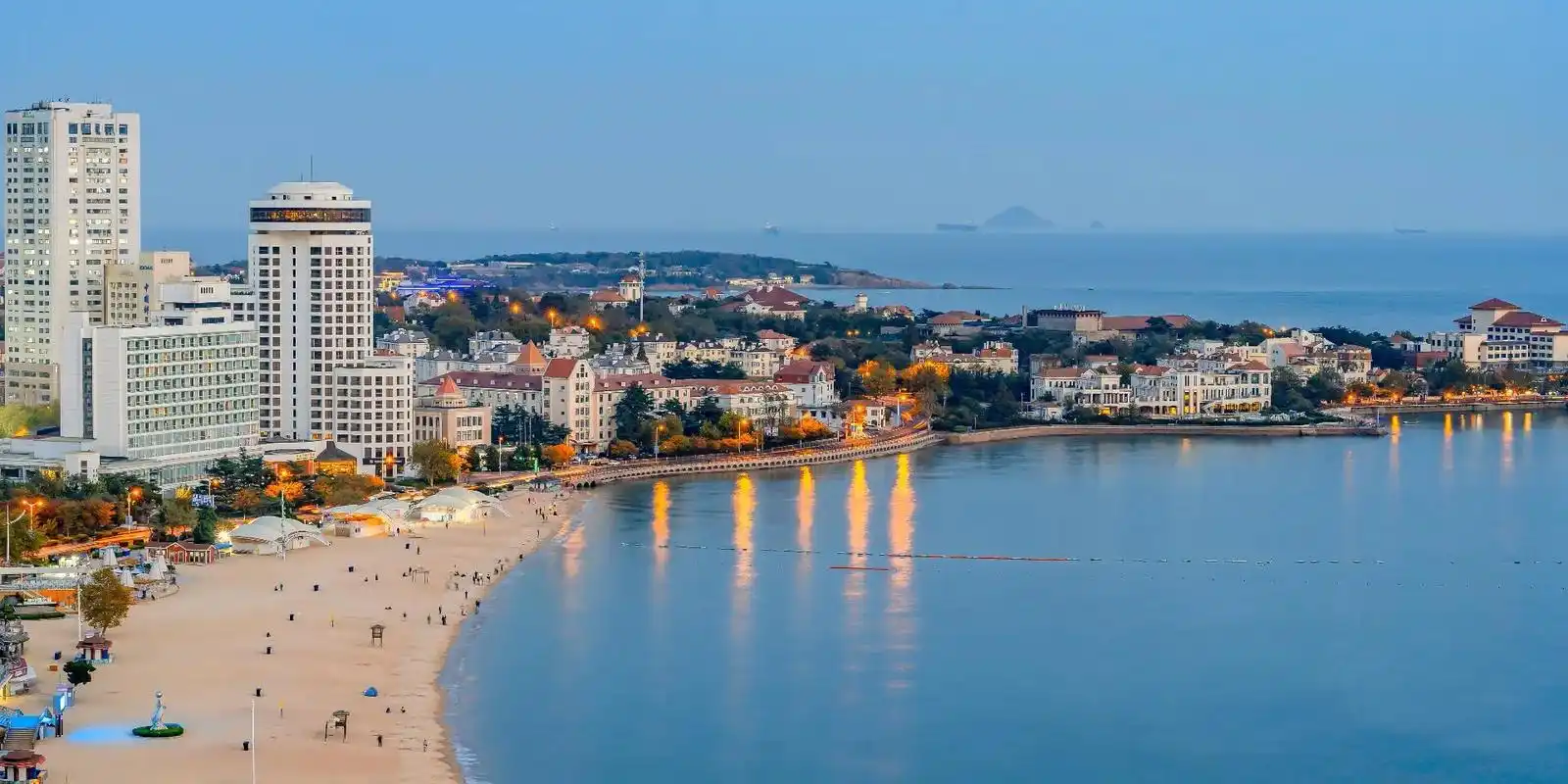 见面吧在青岛的海边