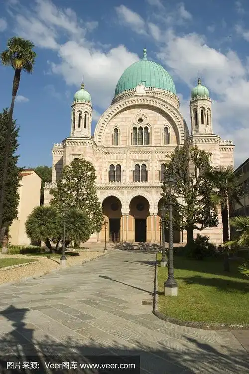 犹太教会堂,垂直画幅,无人,佛罗伦萨,犹太教