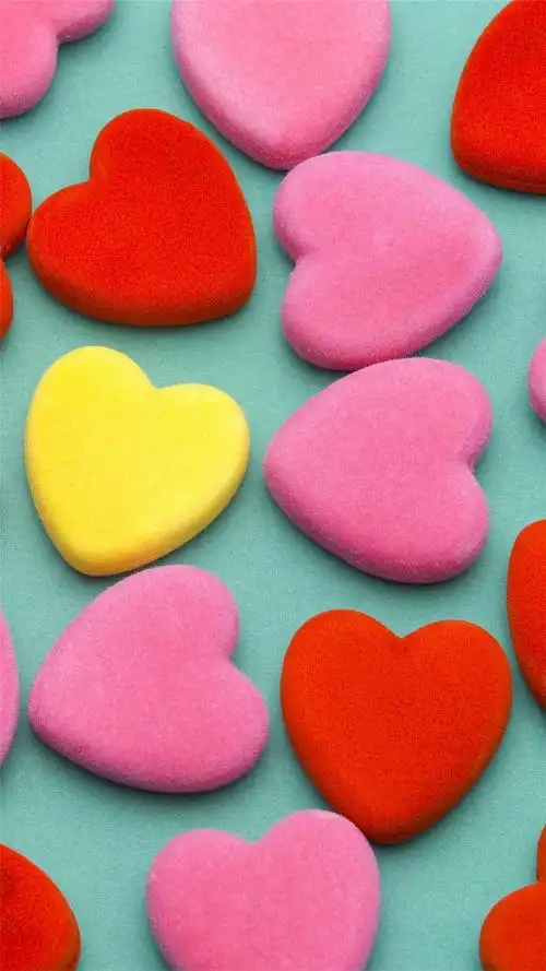 甜蜜浪漫可爱心形手机壁纸