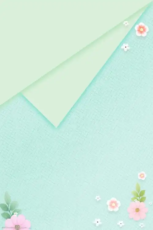 关键词:拼色蓝绿色海报背景 拼色 蓝绿色 形状 三角形 花朵 粉色 清新