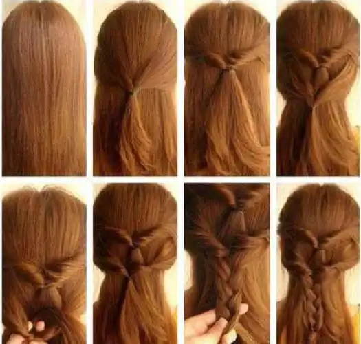 女生自己动手做简单改变 编发 盘发 扎法教程 编发教程 新娘编发 丸子