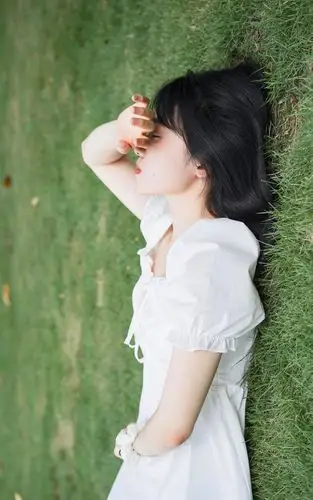 清新绿色森系文艺少女写真photoby灵子