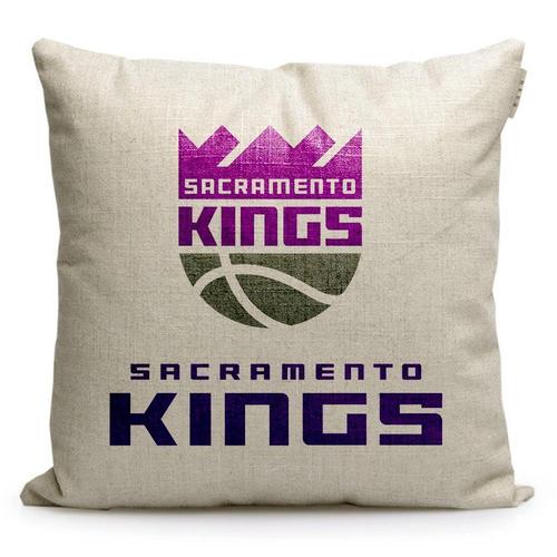 篮球迷纪念品萨克拉门托国王队周边球队标志沙发抱枕汽车用腰枕