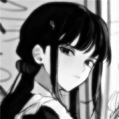 暗黑系黑白高冷御姐动漫女头_动漫头像_美头网