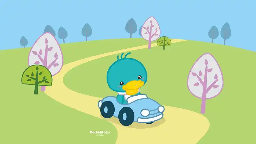 可爱卡通人物鸭嘴兽男孩高清图片桌面壁纸,喜欢的抓紧时间下载.