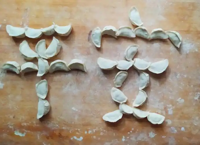 手工饺子创意图案,德州美食. - 民俗村 - 图虫