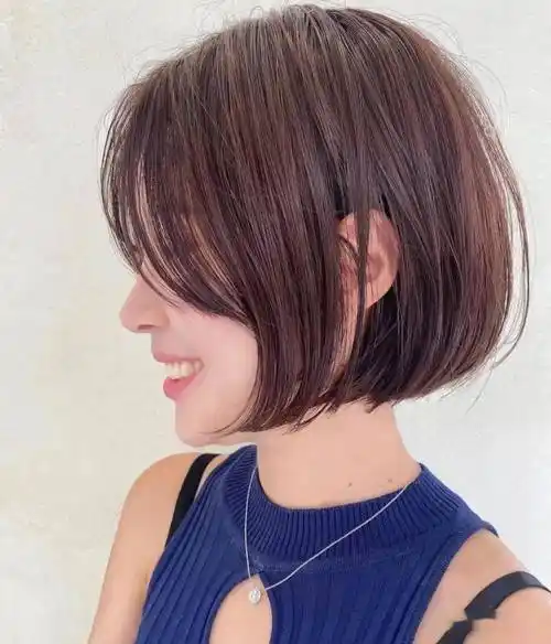 "圆脸短发",也纯欲,秋天第一剪_中国_发型_人类