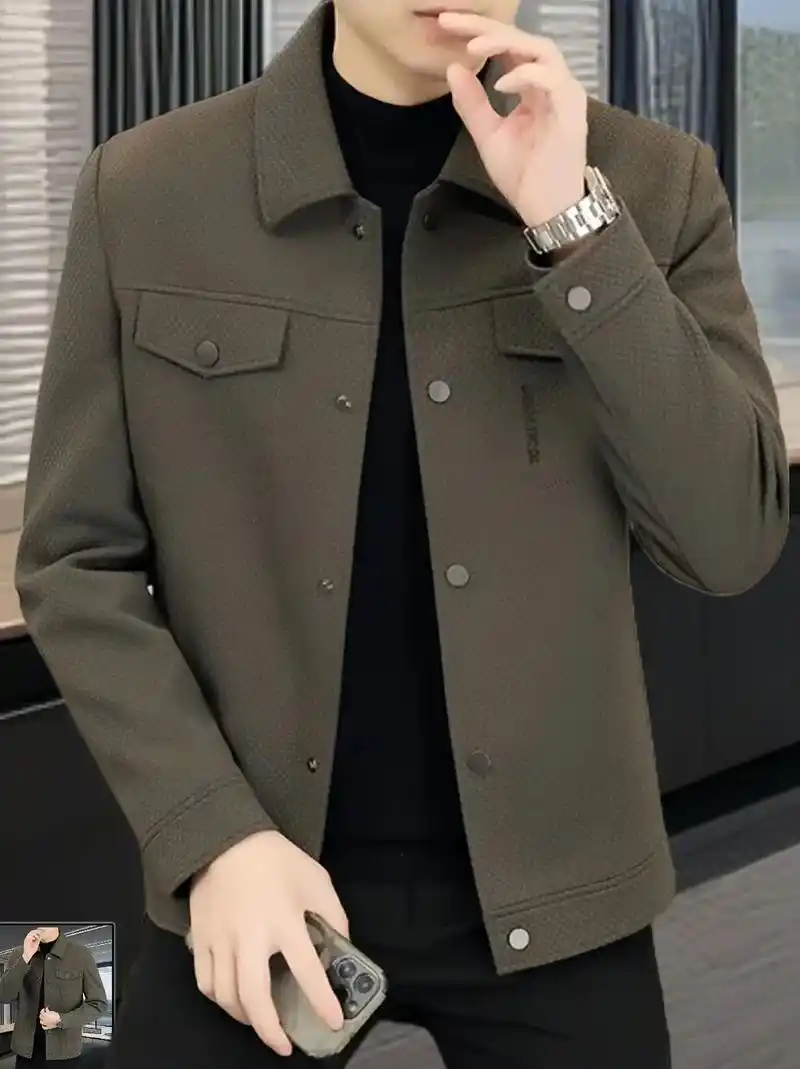 男士修身夹克外套也太帅了吧!