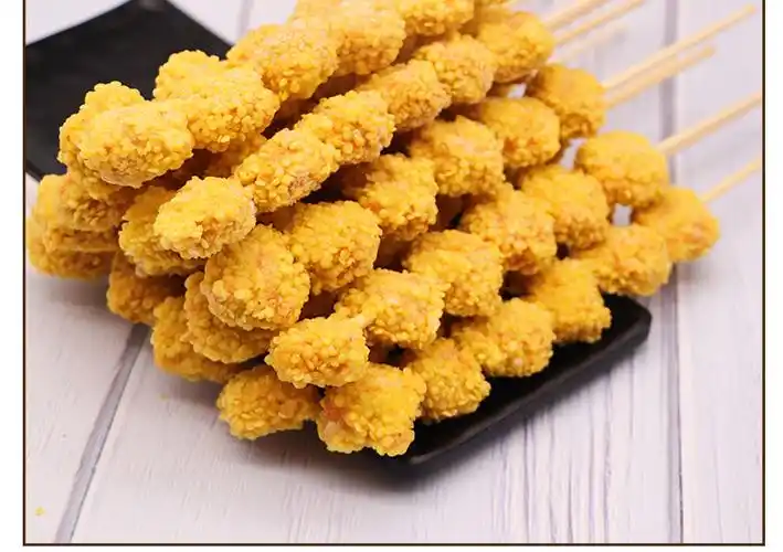 德邻盐酥鸡串鸡米花串香脆鸡肉串20串一包冷冻半成品商用油炸小吃