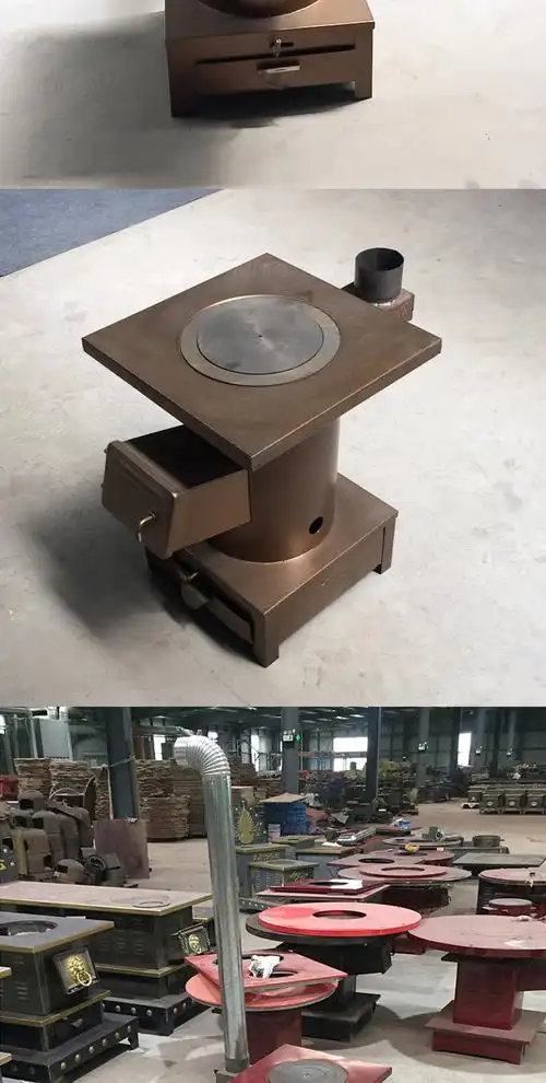 柴煤两用多功能小型家用柴火炉046米正方形小号生物质炉炉具