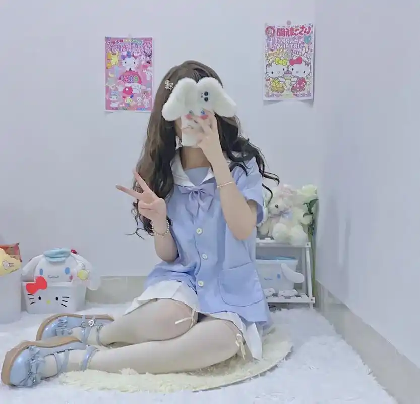 叮咚充电成功～#甜妹 #小个子穿搭 #甜系女孩 #jk #充 - 抖音