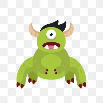 卡通怪兽, 卡通怪兽, 恐龙, 庆祝 png和psd图片素材