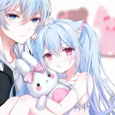 情侣头像二次元动漫可爱