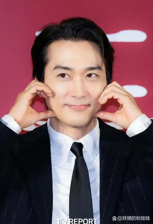 宋承宪出席电影《隐藏的面孔》制作发布会,48岁还是那么帅气,当年他