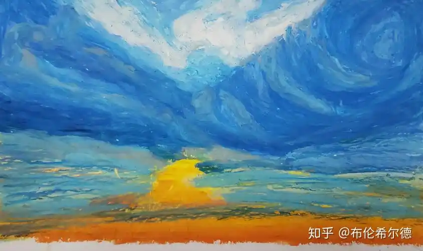 day18油画棒教程残阳