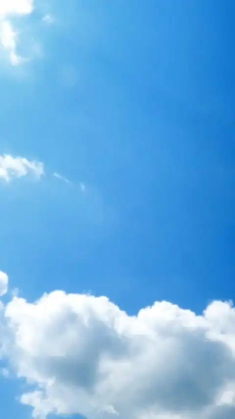 纯净蔚蓝色天空手机壁纸