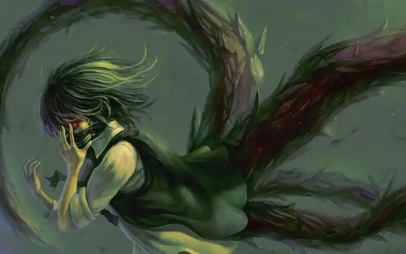 日本动漫东京食尸鬼金木研炫酷高清桌面壁纸