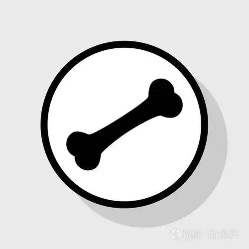 矢量.在与阴影在灰色背景的白色圆圈的平黑色图标