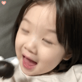 萌娃金雪表情包动图木马~亲亲我的宝贝这小脏嘴好可爱