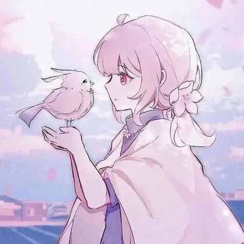 如此绝美的侧颜动漫女生头像合集,你确定不来一张