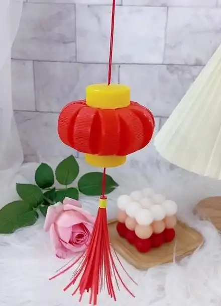 平时喝饮料瓶盖别扔,用它们来做个简单新年手工灯笼吧!