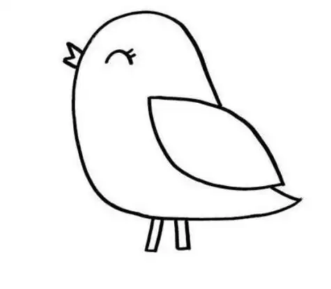 小鸟简笔画怎么画小鸟简笔画超详细教程