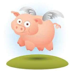 带翅膀的猪照片