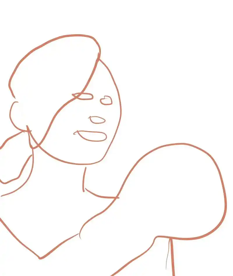 day3.三小时的色稿打卡,画贾玲的过程真的很治愈,今天的绘 - 抖音