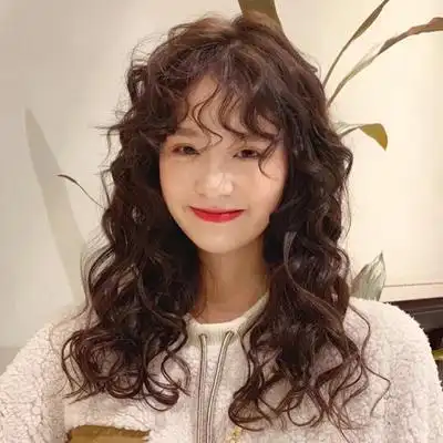 长发头套自然圆脸网红中长卷发波浪蓬松羊毛卷假发套整顶假发