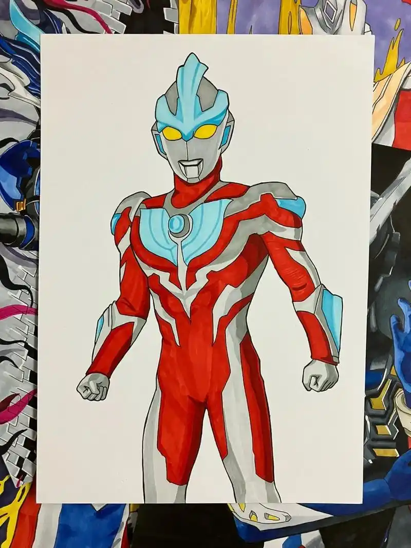 看了一定会 这次我尽最大力度把奥特曼最简单的画法贡献给屏幕前的