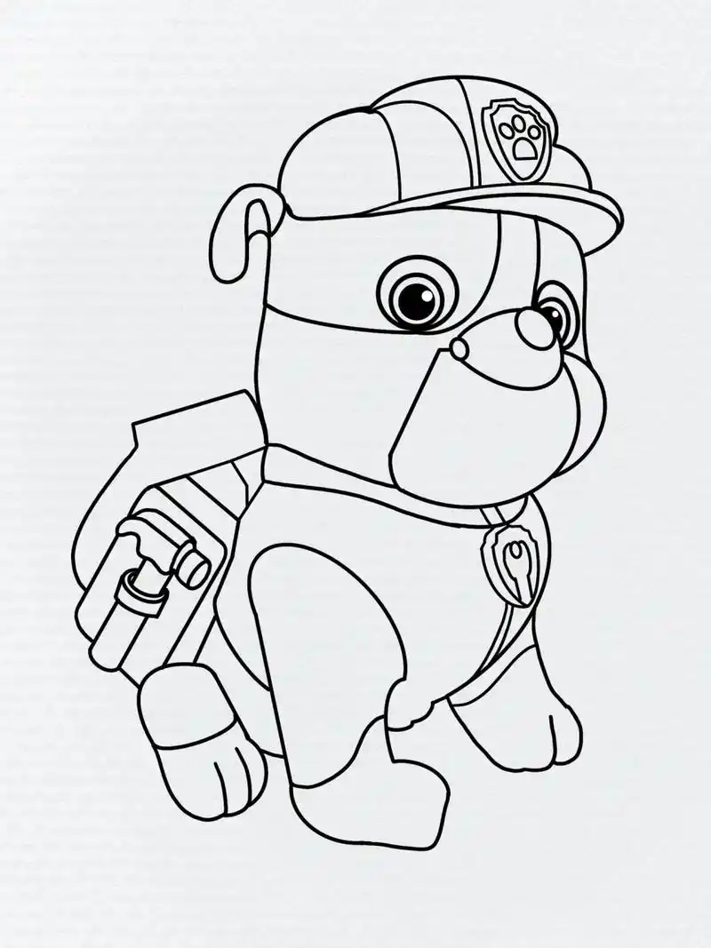 2汪汪队立大功小砾狗狗原创手绘教程分享 汪汪队立大功小砾狗狗原创