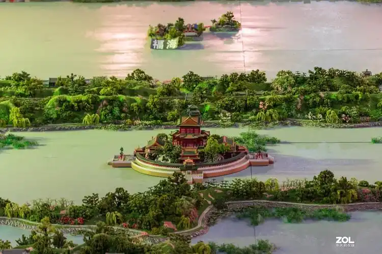 圆明园复原微缩景观模型随拍
