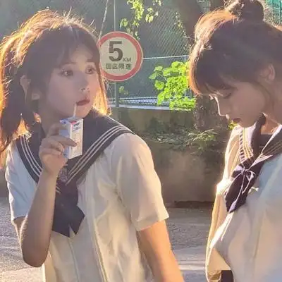 抖音最火闺蜜头像双人互相惦记的超美女生图片