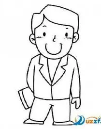 爸爸简笔画 人物头像爸爸简笔画