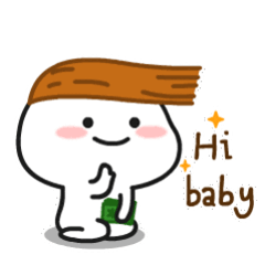 乖巧宝宝hibaby搞笑表情包gif动态图表情