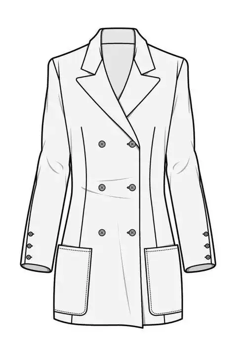 女西服(款式纸样大总结)