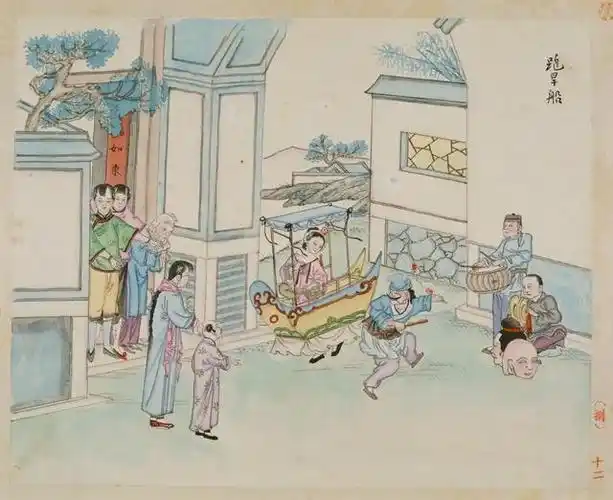 一个日本人,用117副风俗画,绘制了珍贵的《北京风俗百景图》!