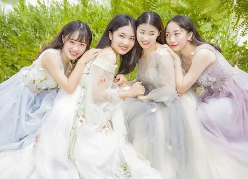 校园四人闺蜜套系