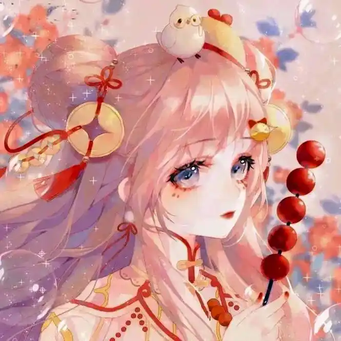 古风头像 #姑娘本是天仙不小心落入凡间 #可爱头像女卡通呆 - 兑趑