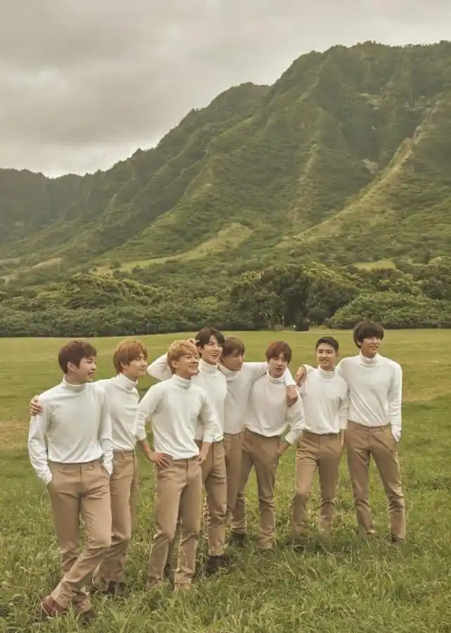 exo早期青涩照片曝光金钟大边伯贤仿佛变了一个人谁最优越