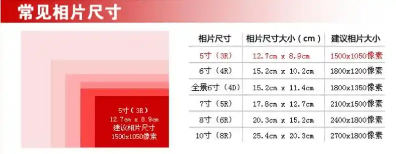一寸照片大小一英寸照片的大小是多少