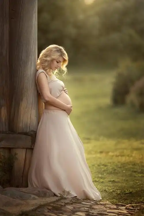 一组国外孕妇唯美照