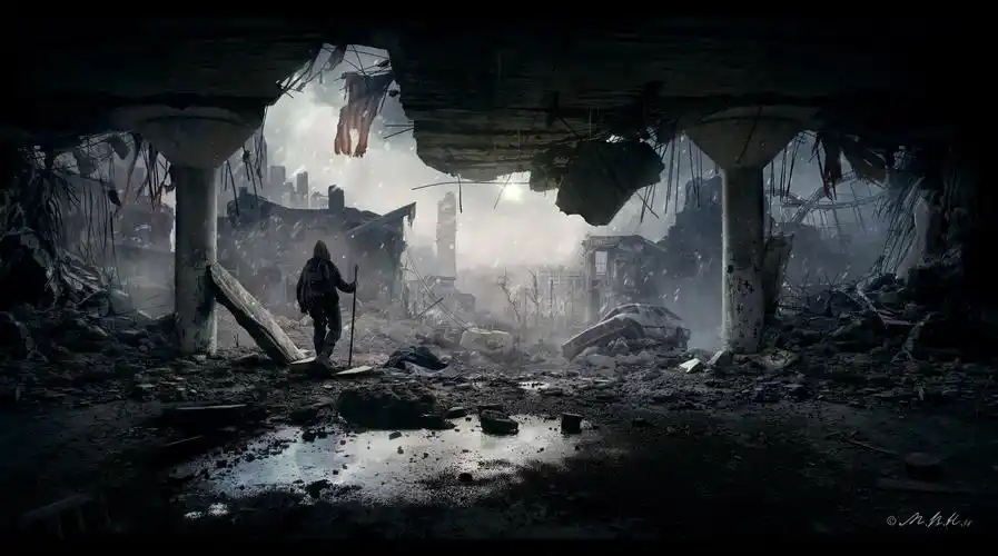 9俄罗斯数字设计师vladimir manyukhin的一些插画作品,相当具有末日