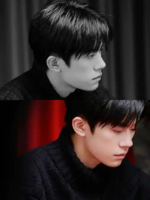 易烊千玺侧颜小合集细品这优越下颚线侧颜杀真的很绝