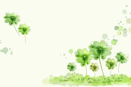 四叶草背景图片大全_四叶草背景素材下载_熊猫办公