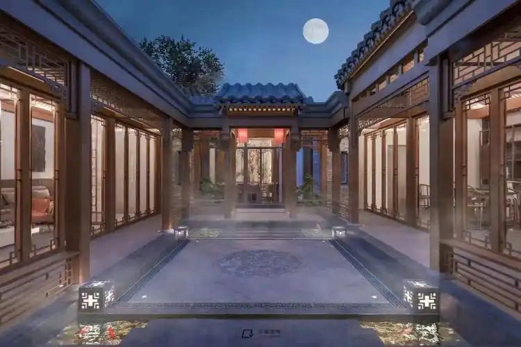 北京四合院快要出成品了效果图先分享