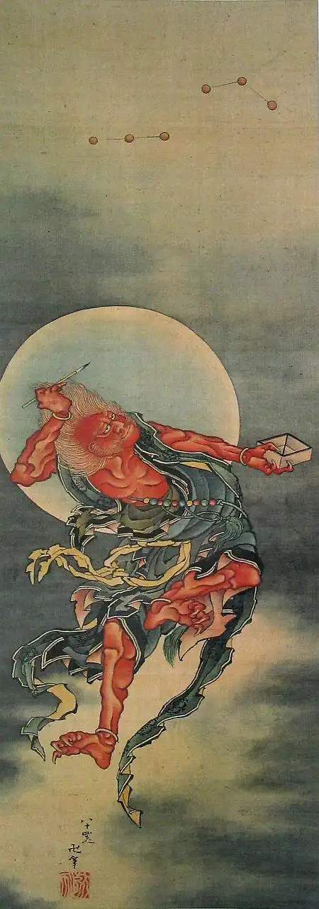 浮世绘师葛饰北斋的奇想肉笔画基本上都是七十五岁往后的作品了67