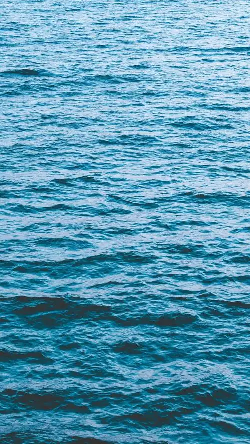 iphone 壁纸 蓝色的大海,波浪,自然景观