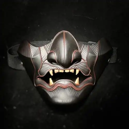 万圣节 面具恐怖成人精品俄罗斯死核死神cos装扮道具嘴巴可动全脸